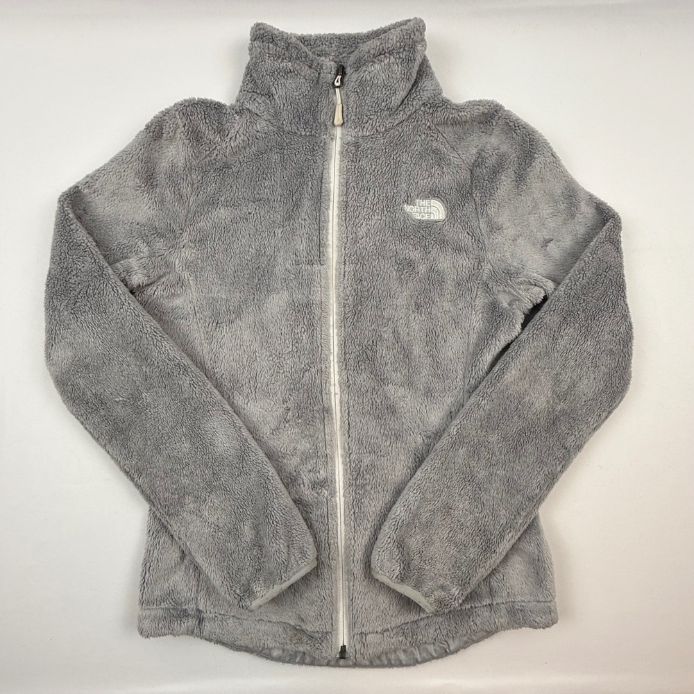 The North Face Osito 2 Full Zip Fleece Jacket Gray Womens XS C782